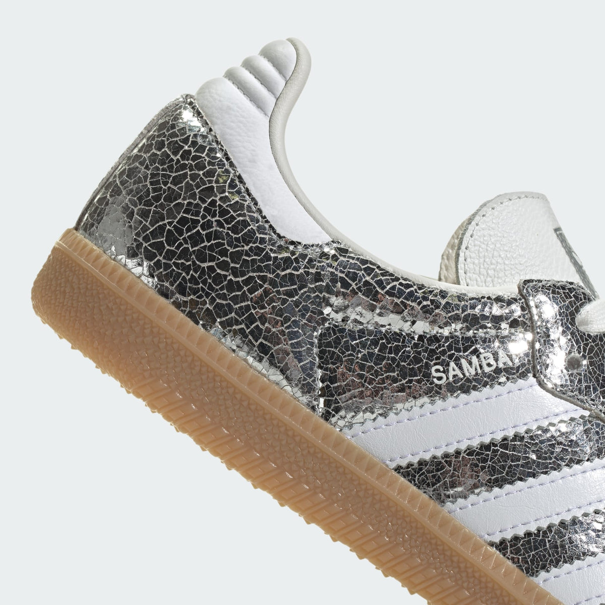 Adidas Samba OG "Silver Metallic Cracked"