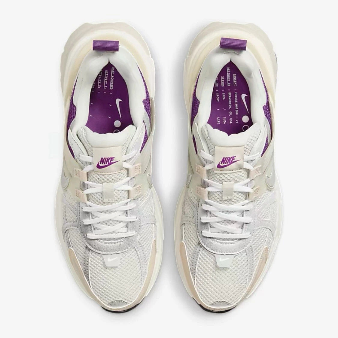 Nike V2K Run PRM Light Bone Viotech